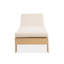 Chaise longue d'extérieur en eucalyptus Blakely