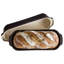 Emile Henry 15" Rectangular Italian Bread Loaf Baker, Dishwasher Safe, Charcoal-845298800