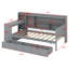 Lit de jour en bois avec 3 tiroirs, ports USB et bureau-104831534-104831535