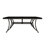 Rectangular Metal Outdoor Dining Table