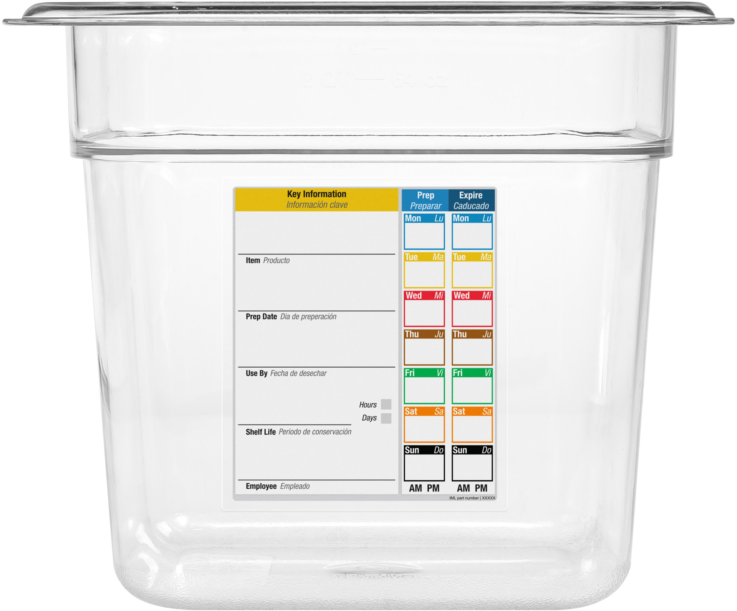 Carlisle Food Service Products Rectangle Polycarbonate Food Storage