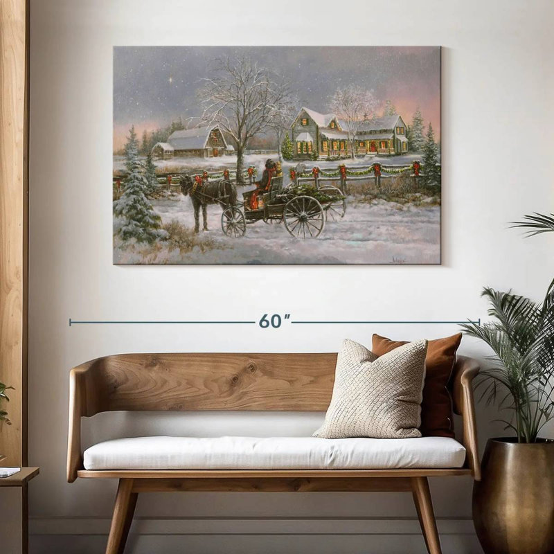 Saison de Noël, H 32 po x l 48 po