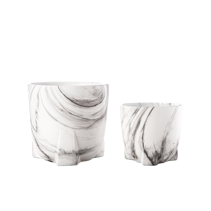 Ensemble de pots à fleurs 2 pièces