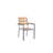 Abedraouf 6 - Person Solid Wood Patio Dining Set Rectangular Table with Cushions Included-18444386