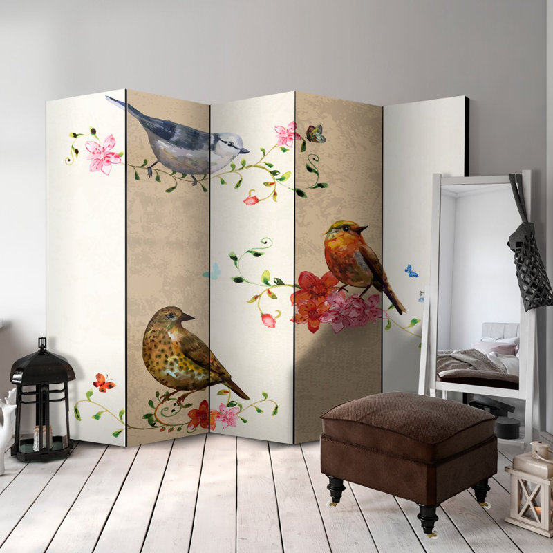 StowtheWold 172cm H Folding Room Divider, 5