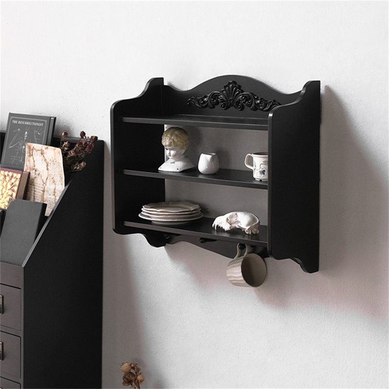 Armoire murale rétro en bois massif de style américain