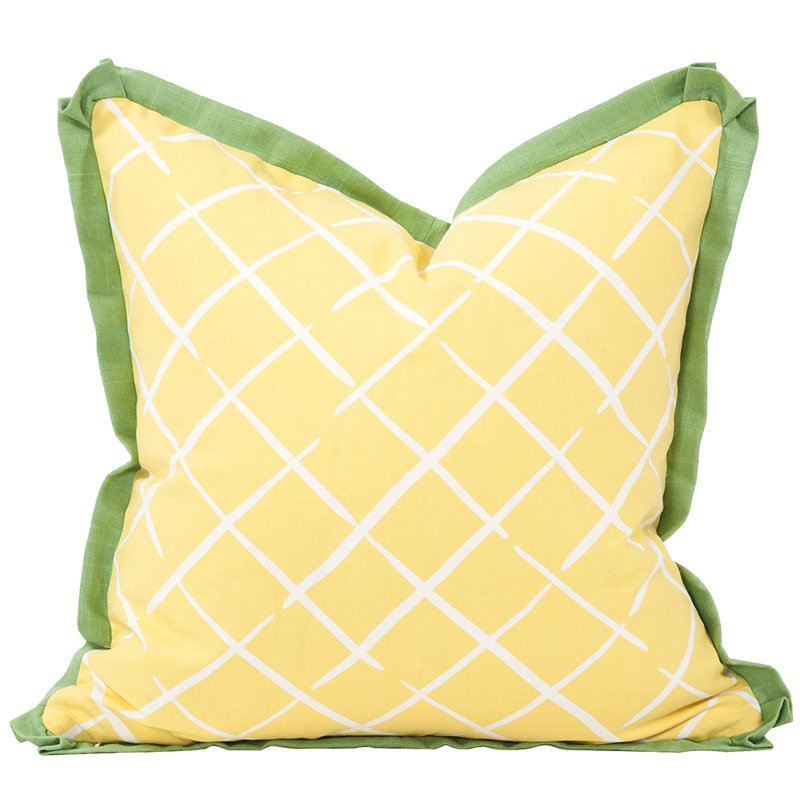 Housse de coussin décoratif 20 po , Vert