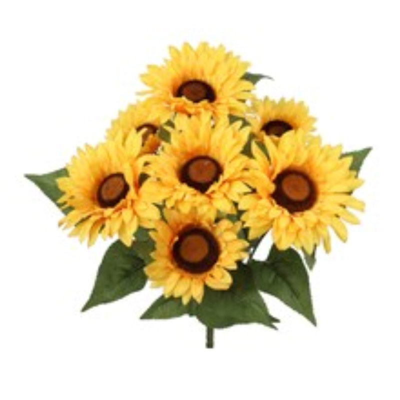 21" Sunflower Bush - 2 Pack