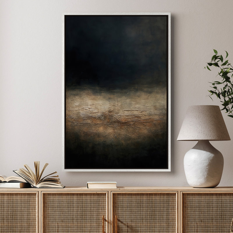 Art mural encadré, impressions murales abstraites rétro pour chambre à coucher - 16 po x 24 po, H 24 po x l 16 po, Blanc