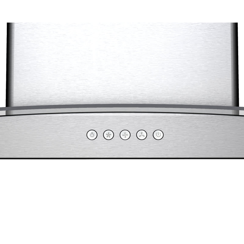 Blue Ocean 36" Stainless Steel 900 CFM Convertible Island Range Hood