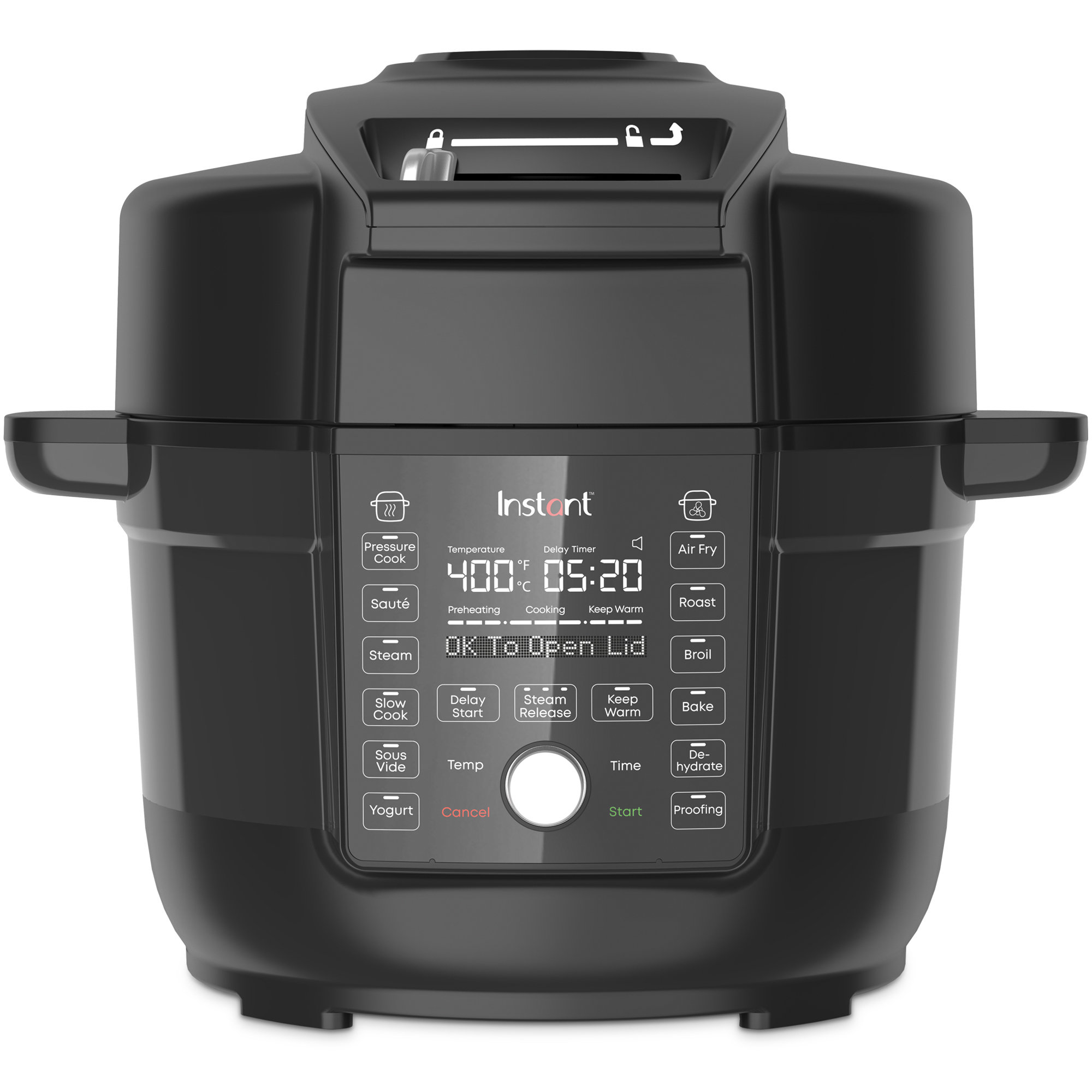 Instant Pot 10-Quart Air Fryer, From the Makers of Instant Pot, 7-in-1  Functions, with EvenCrisp Technology, App with over 100 Recipes, Stainless