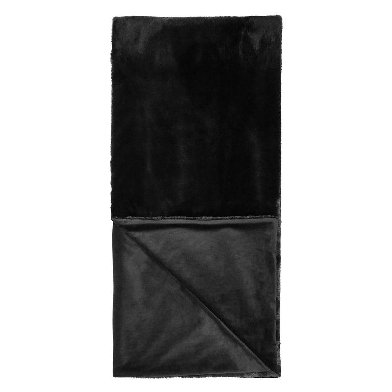 Furocious Throw Blanket, Black