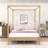 Wood Four Poster Platform Bed-1377929590-1377929585