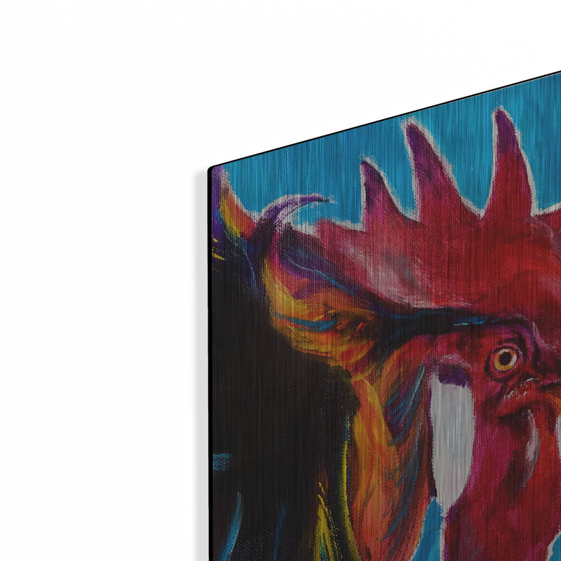 " Chicken Charles " by Dawg Painter, 16" H x 12" W