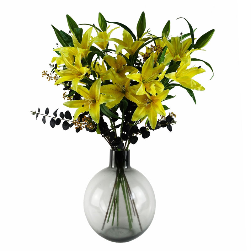 Silk Artificial Arrangement in Vase