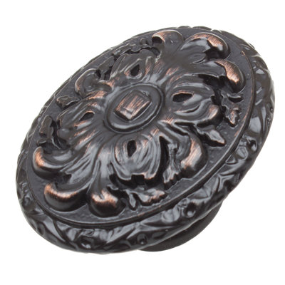 Old World 2" Length Oval Knob