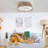 21" Bohemian Braided Ceiling Fan Light, Silent Remote Control With Timing Function, Adjustable Color Temperature, Suitable For Bedroom And Living Room (Silent/6-Speed/Reversible/Dc Motor)