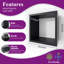  Ensemble de 2 tablettes murales cubiques flottantes pour la découverte de l'espace, noir-119971539-130890029