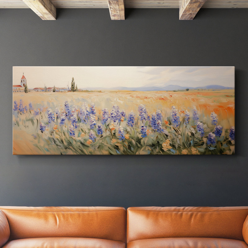 Botanical Series-CECXVII- Toile tendue avec châssis - Prêt à être accroché, H 16 po x l 40 po