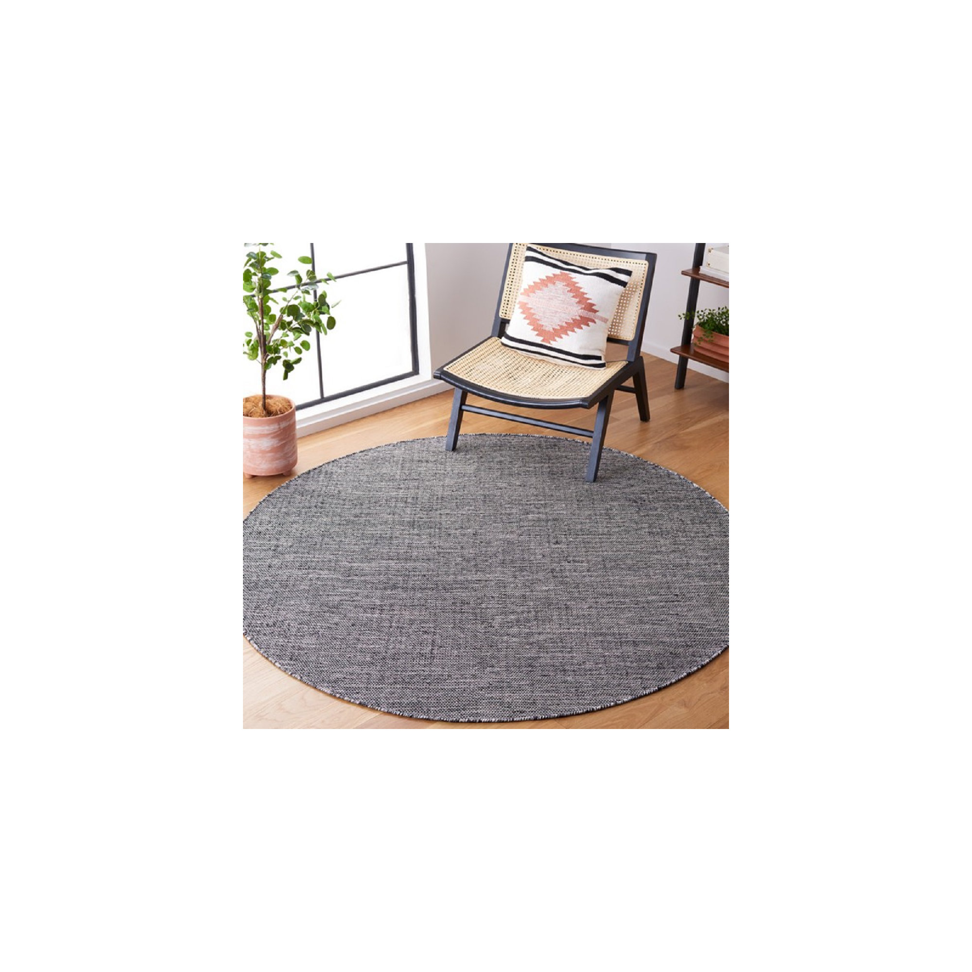 Dallis Cotton Rug, Round 6'