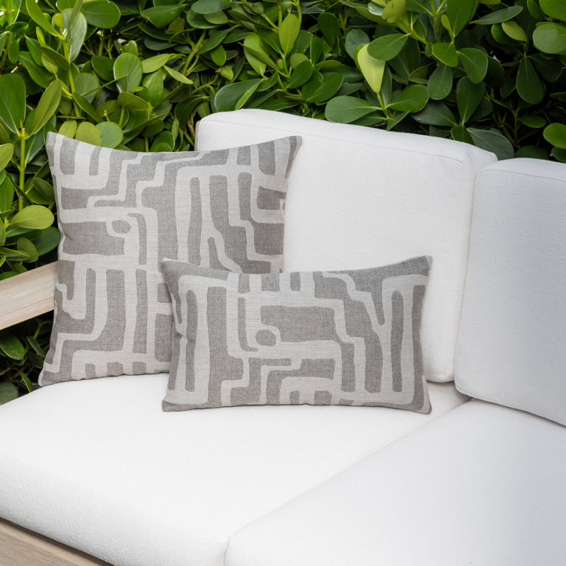 Noble Outdoor Square Sunbrella® Pillow Cover & Insert, 22"H x 22"W, Indigo