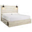 Grand lit plateforme avec rangement Kalayiah