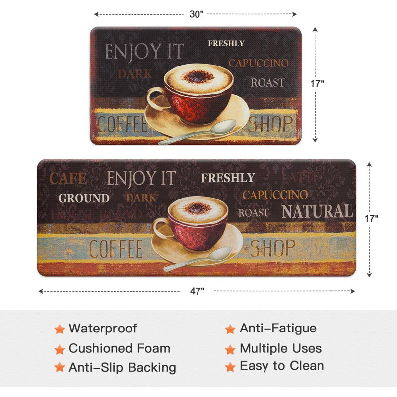 Coffee Kitchen Carpet Set