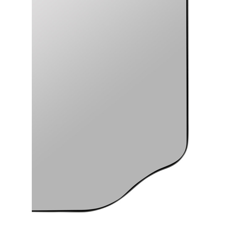 Large Henry Gold Wall Mirror, Black