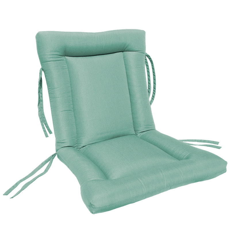 Kippie Sunbrella Outdoor 2'' Back Cushion, Canvas Glacier Sunbrella® Canvas