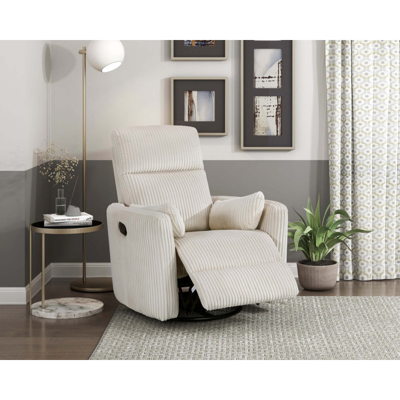 Corduroy Fabric Upholstery Accent Chair, Beige