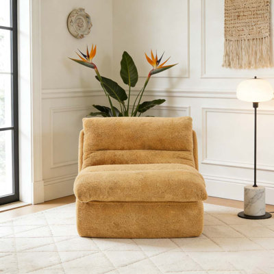 Fauteuil moderne avec assise moelleuse
