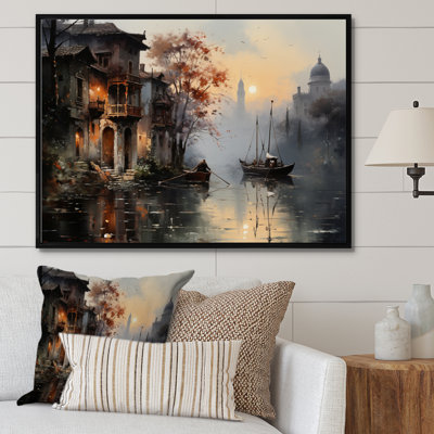 Canal Mystical Journey, atténué sur toile