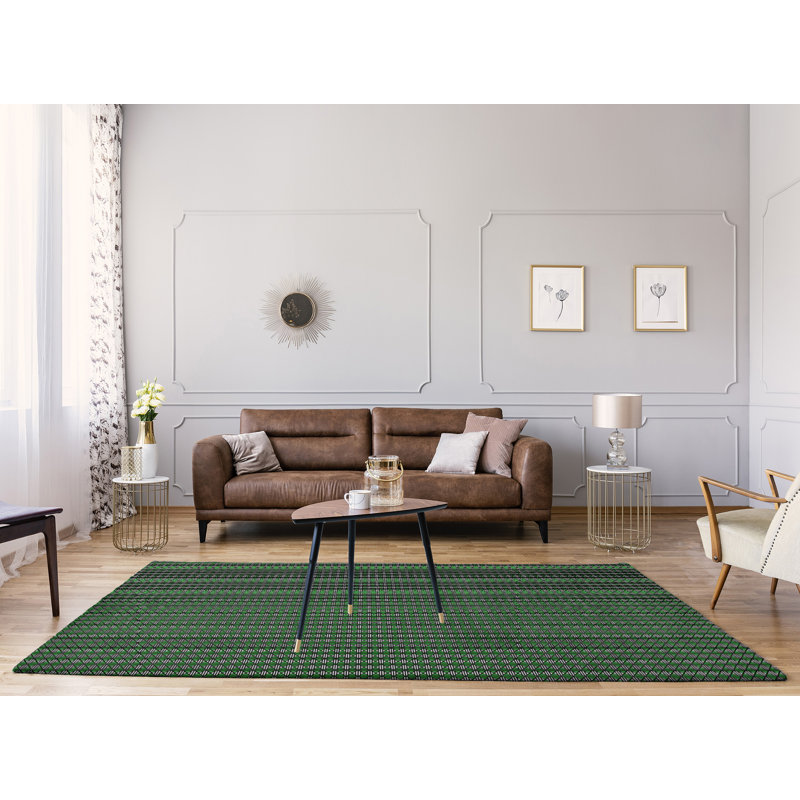 Chenille Geometric Indoor Rug, Rectangle 8' x 10'