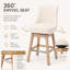 Ensemble de 2 tabourets pivotants 360 °-793242209-793242236
