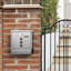 Lenka Steel Post Mounted Post Box-109681876-109681874