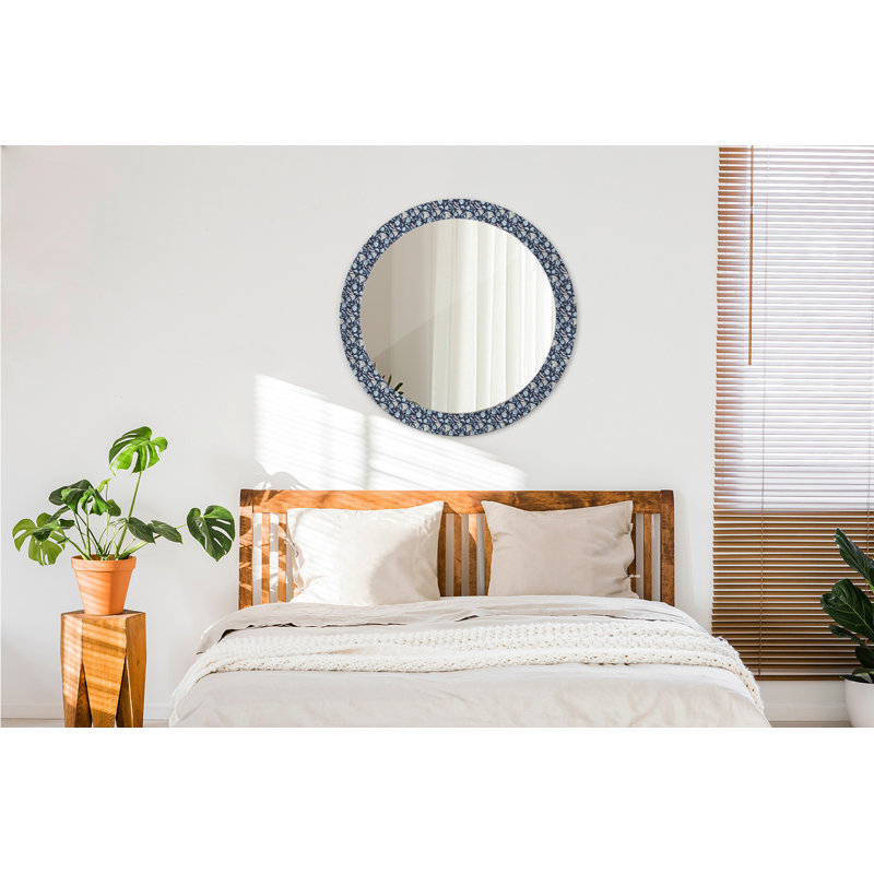Huldar Glass Flat Wall Mirror, 80cm H x 80cm W