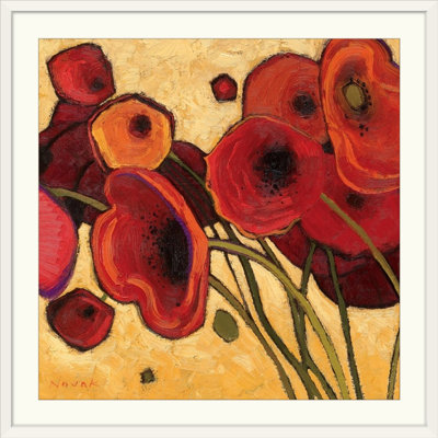 Poppies Wildly " Poppies Wildly I " Print