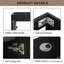 Ensemble de meuble-lavabo autoportant 23 po avec lavabo en céramique et support de rangement mural brun