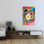 «Vibrant Petit déjeuner», art mural abstrait coloré, fruits tropicaux-129143650