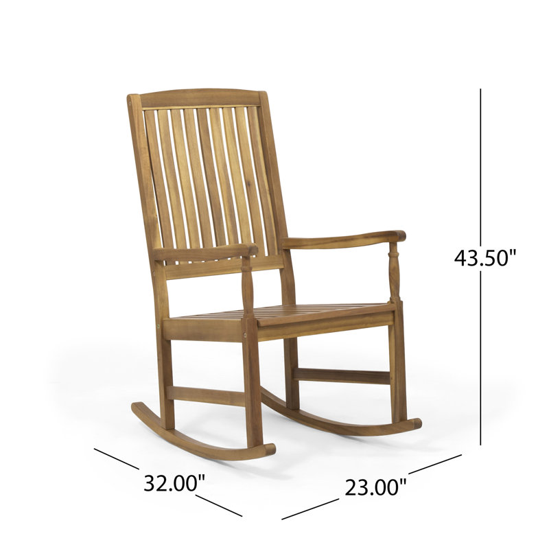 Exquisite Rustic Rocking Chair With Graceful Design For Ultimate Relaxation