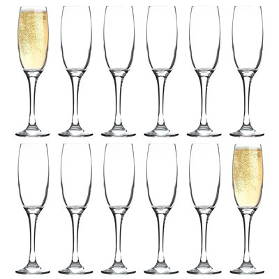 Argon Tableware Classic Champagne Flutes - 220ml