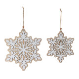 Wood Holiday Shaped Ornament