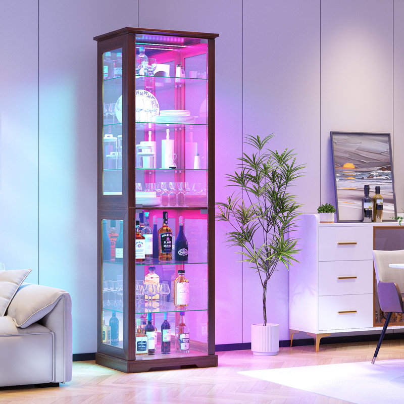 Display Cabinet, Brown
