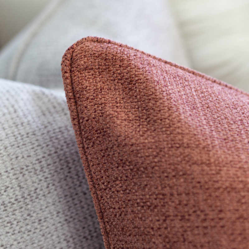 Square Pillow Cover & Insert, Rust