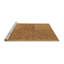 Tapis rayé brun / rouge / vert-39152815