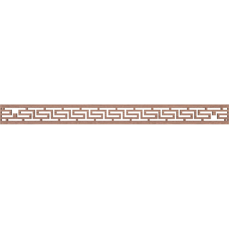 Moulure de panneau H T, H 4 po x l 46,375 po x P 0,375 po, Noyer
