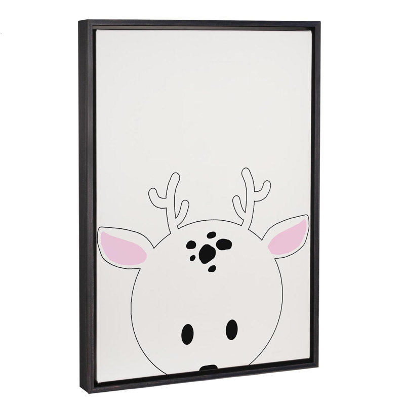 Animals, 26" H x 18" W x 1.5" D, Distressed Black Framed Canvas