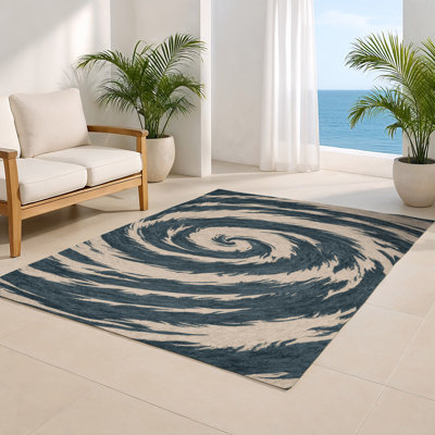 Tapis intérieur et extérieur gris Nature