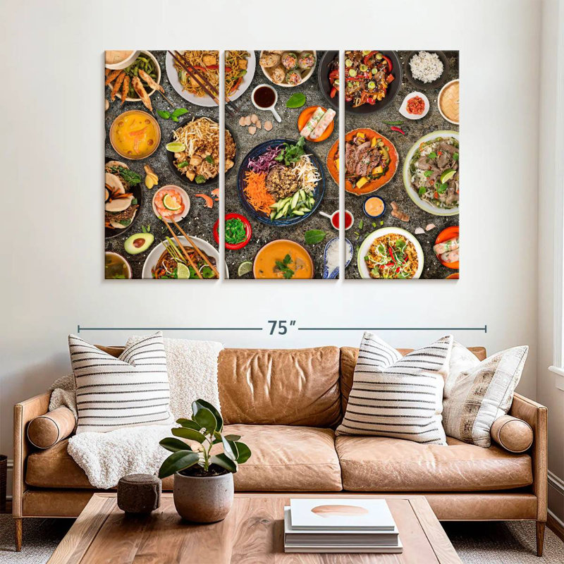 Yarlin Asian Cuisine, H 42 po x l 65 po