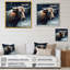 Vache dans la neige II - impression-88534714-88534715